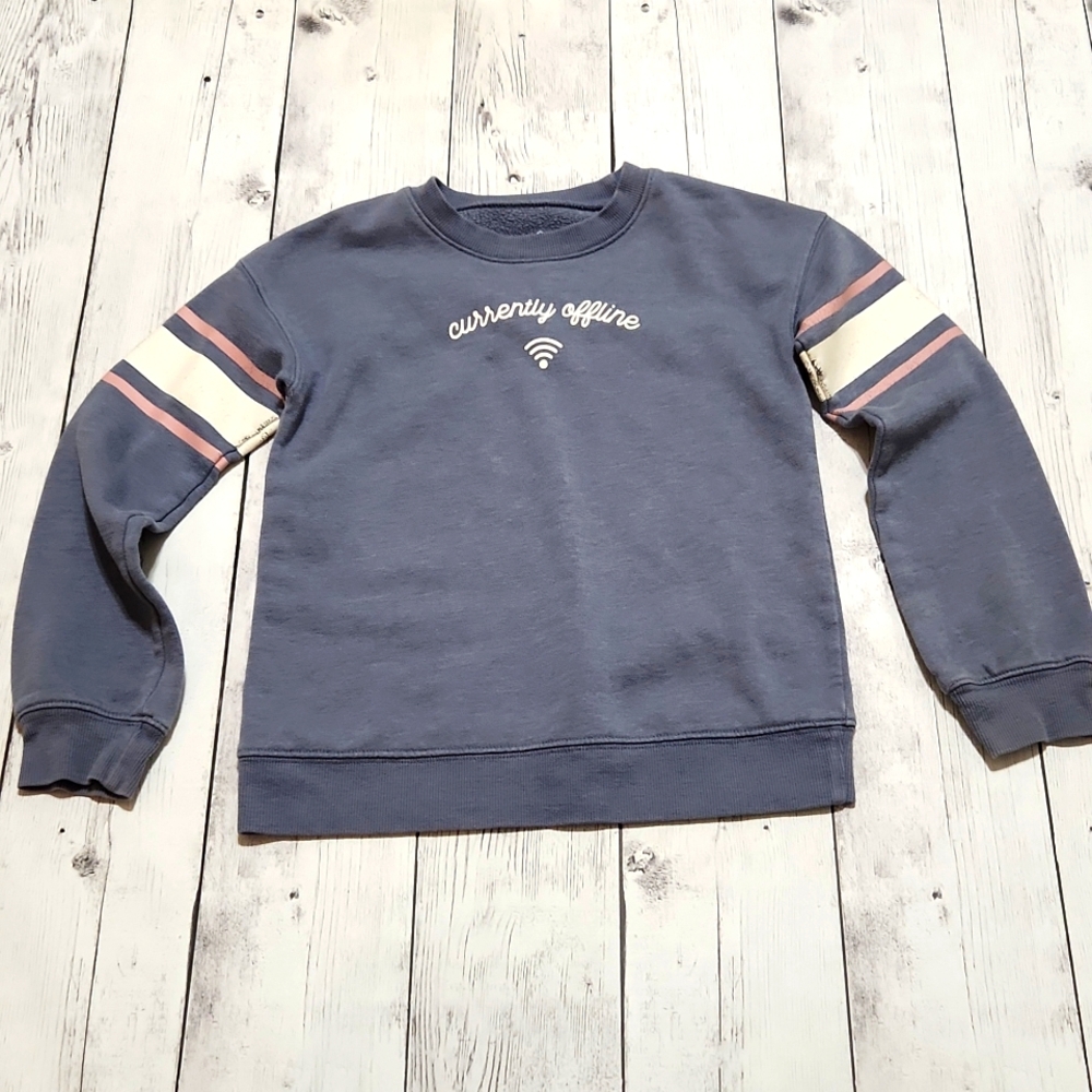 SO Favorite CREW "Currently Offline" sweatshirt size girls S (7)